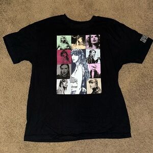 Official Taylor Swift Eras tour merch t-shirt